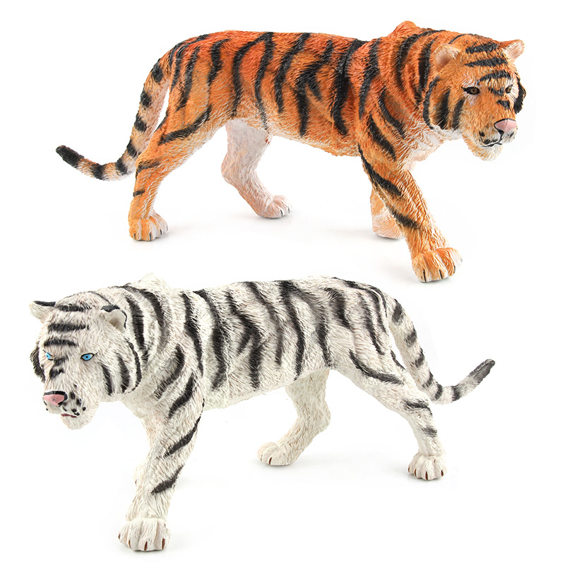 Picture of Cross-border Hot Sale Children's Simulation Forest Animal Model Toys A variety of Forest Tiger Lion Rhino Elephant Ornaments