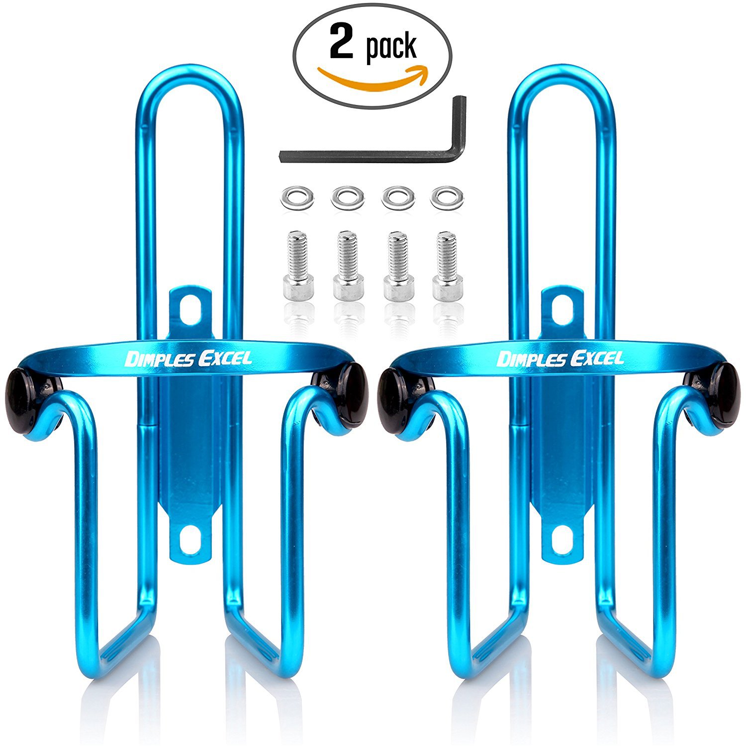 Picture of Bicycle Water Kettle Rack Highway Mountain Bike Double Bead Aluminum Alloy Quick Dismantle Water Cup Rack Riding Equipment Bicycle Accessories
