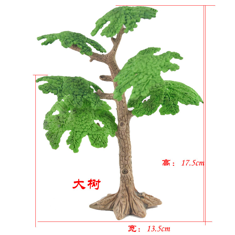 Picture of Simulation mini landscape tree model sand table pine cypress children's toy simulation insect forest ecological plant