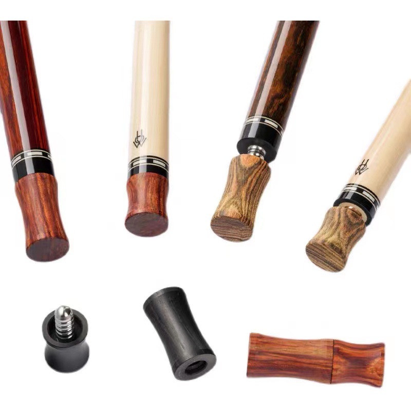 Picture of Pool cue solid wood material middle wheel protective sleeve screw tooth protective sleeve table cue protective cap rod sleeve ball middle wheel blocking cap
