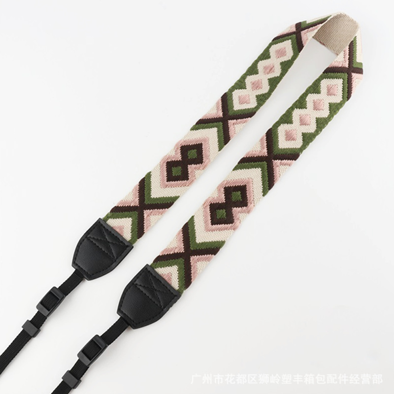 Picture of SLR Camera Shoulder Strap Camera Strap Waterproof Shock Absorbing Decompression 3.8cm Ethnic Jacquard Camera Strap