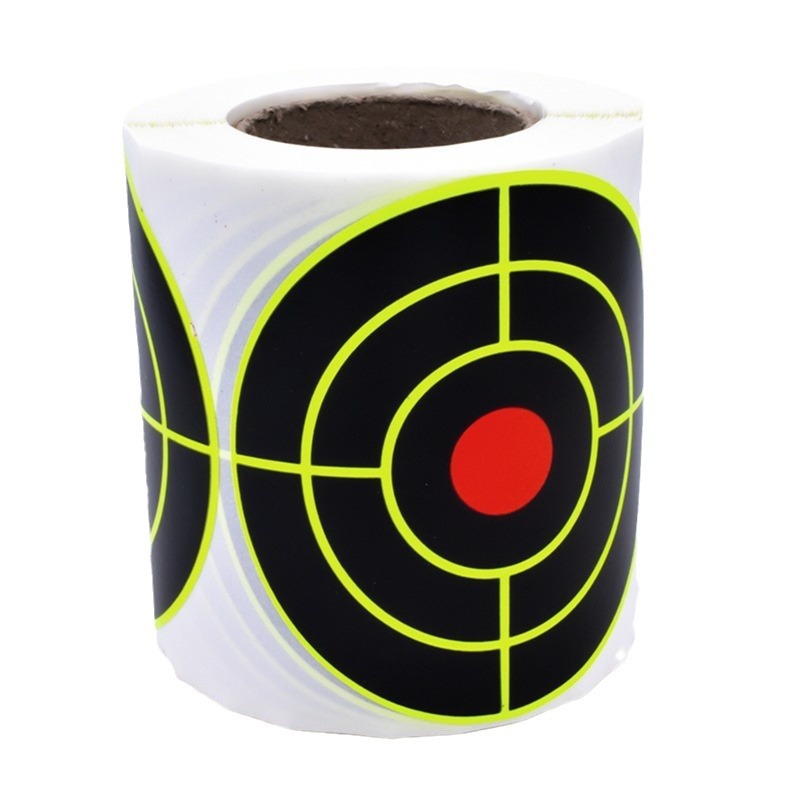Picture of Ring-shaped arrow target paper self-adhesive shooting gun target paper practice round target sticker bow and arrow aiming splash target paper