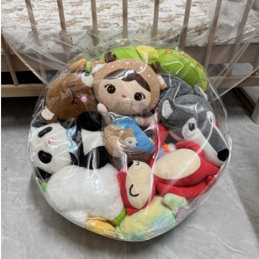 Picture of Internet Celebrous Zipper Transparent Sofa Storage Doll Sofa Photo Photography Sofa Doll Sofa