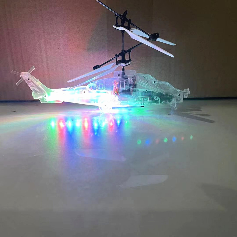 Picture of Cross-border Amazon lantern induction suspension helicopter fighter gesture induction light flying toys wholesale