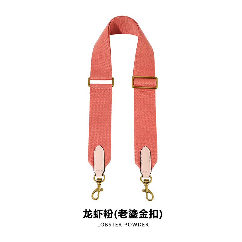 Picture of Mahuangshi MHS-F-11 Adjustable 5cm Canvas Webbing Wide Shoulder Strap Women's Bag Replacement Bucket Strap Accessories Crossbody