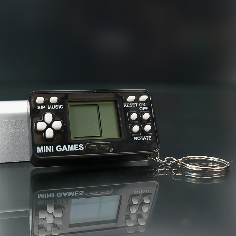 Picture of Cross-border handheld mini Tetris video game machine nostalgic decompression children's creative keychain pendant