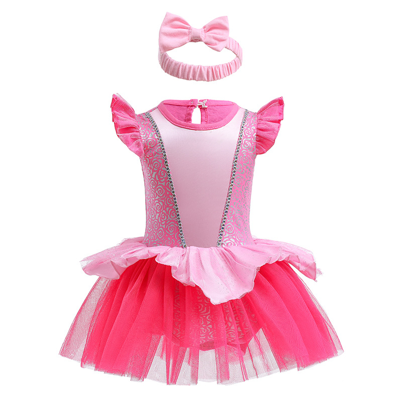 Picture of Halloween Children's Clothing, Short-Sleeved Pullover, Baby Baby Princess Jumpsuit, Princess Style Dress