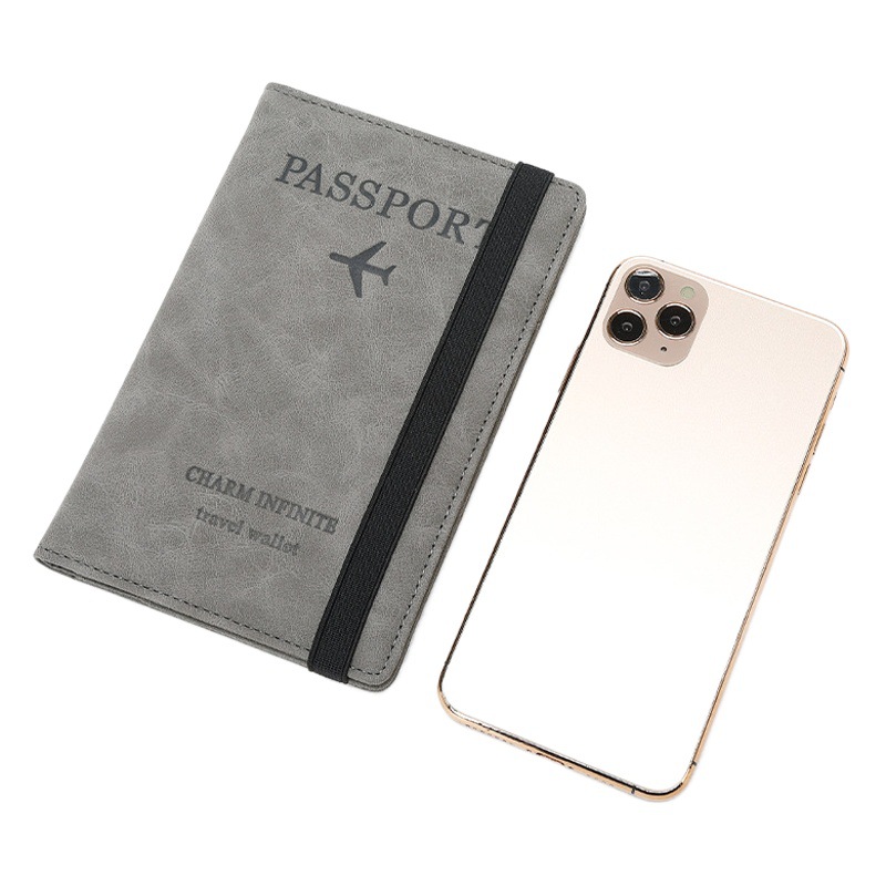 Cross-border Passport Bag 2023 New Travel ID Card Bag Multi-function ID Bag Anti-degaussing RFID Passport Holder