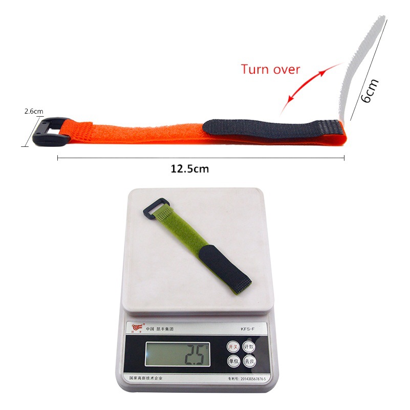 Luya Bait Rod Ware Velcro Anti-Buckle Velcro Tie Strap Fishing Rod Strap Outdoor Fishing Gear Accessories