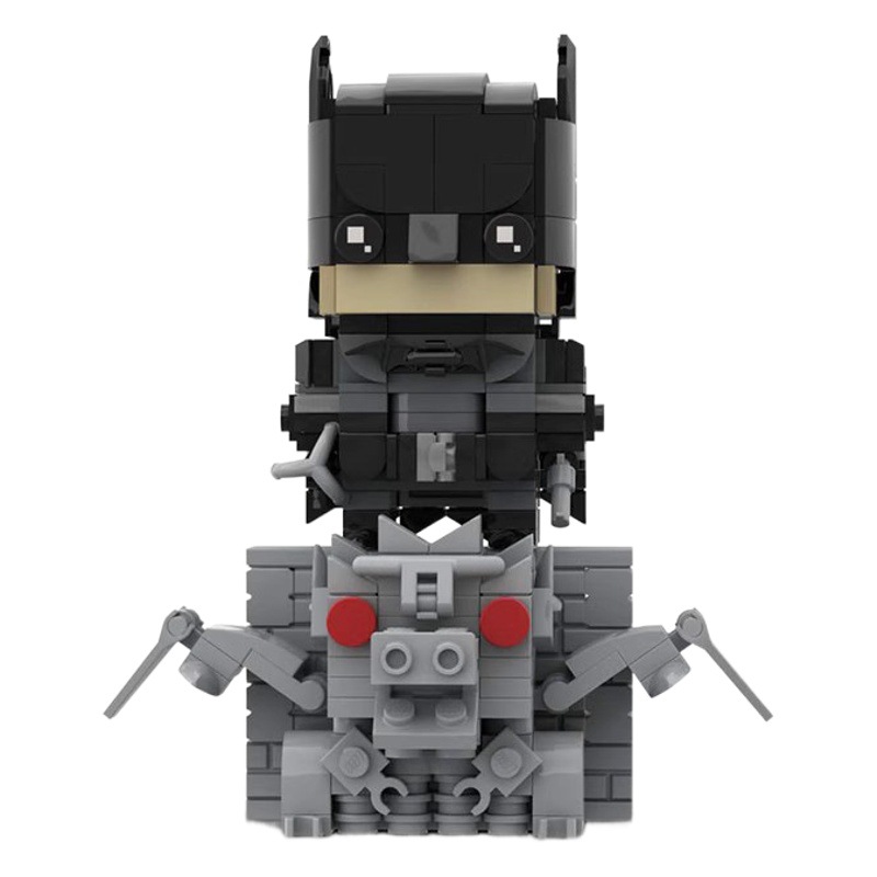 MOC puzzle 8-12 years old modified transformation creative peripheral Star Wars building blocks Batman assembling Model square head