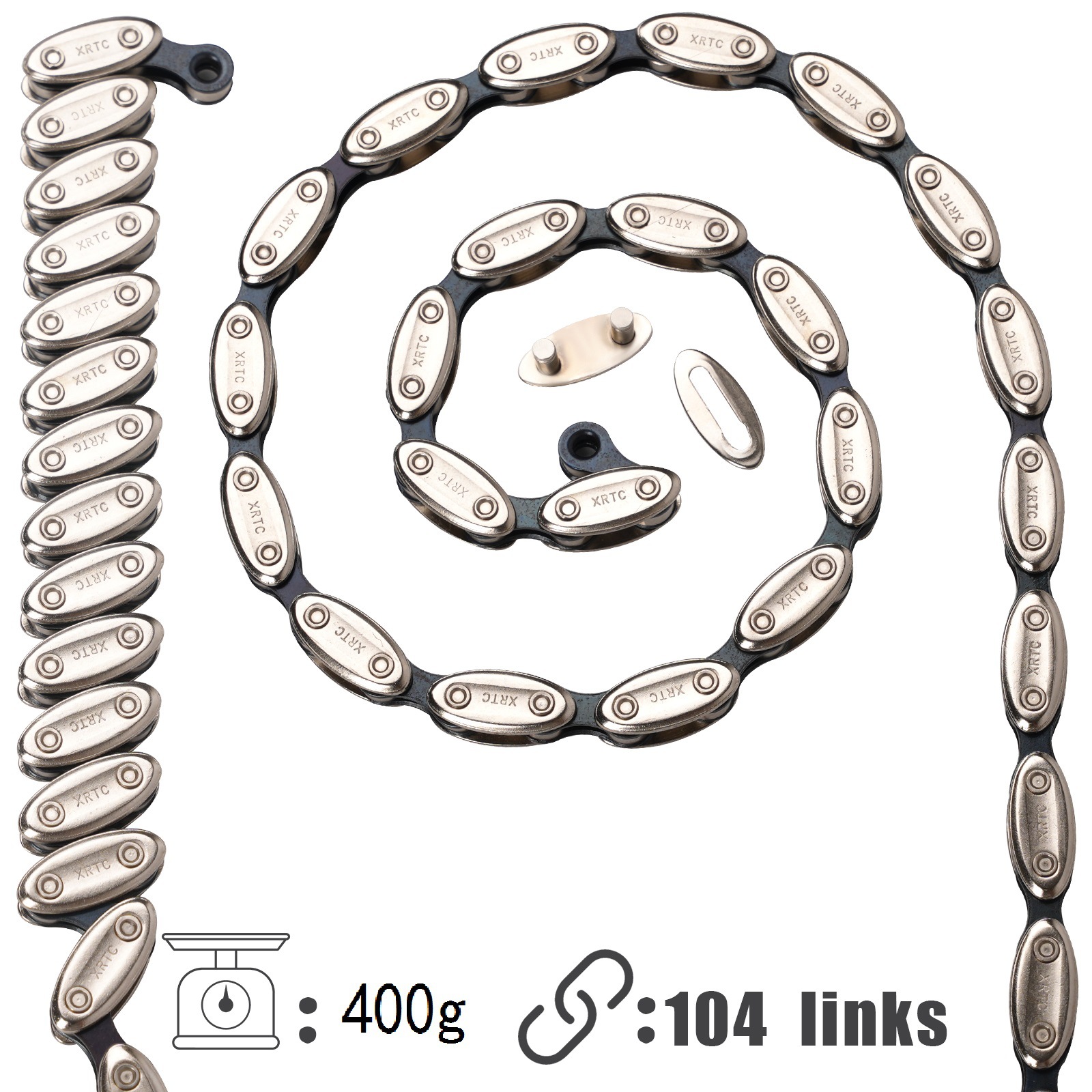 Picture of Genuine Dead Fly Olive Chain Torpedo Shell Single Speed Bicycle Lubrication Retro to Brake Chain Crankset Modification