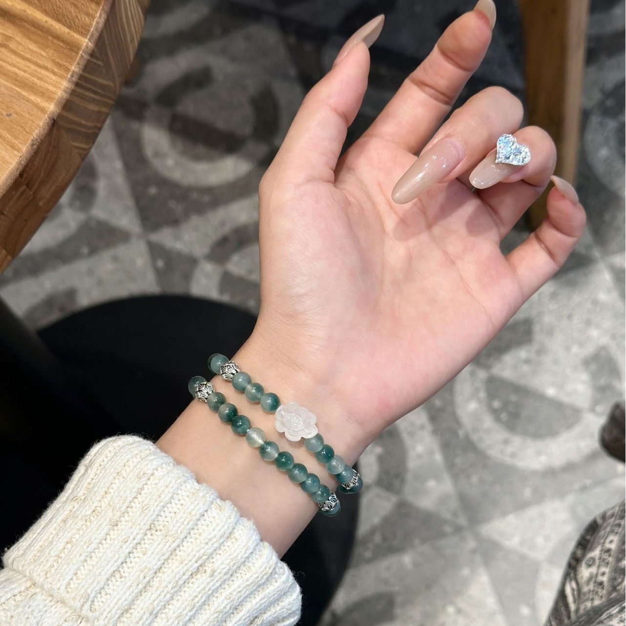 Picture of For mi band 8 strap 9 generation beaded hand rope national tide millet 7/6/5/4/3NFC national wind millet strap