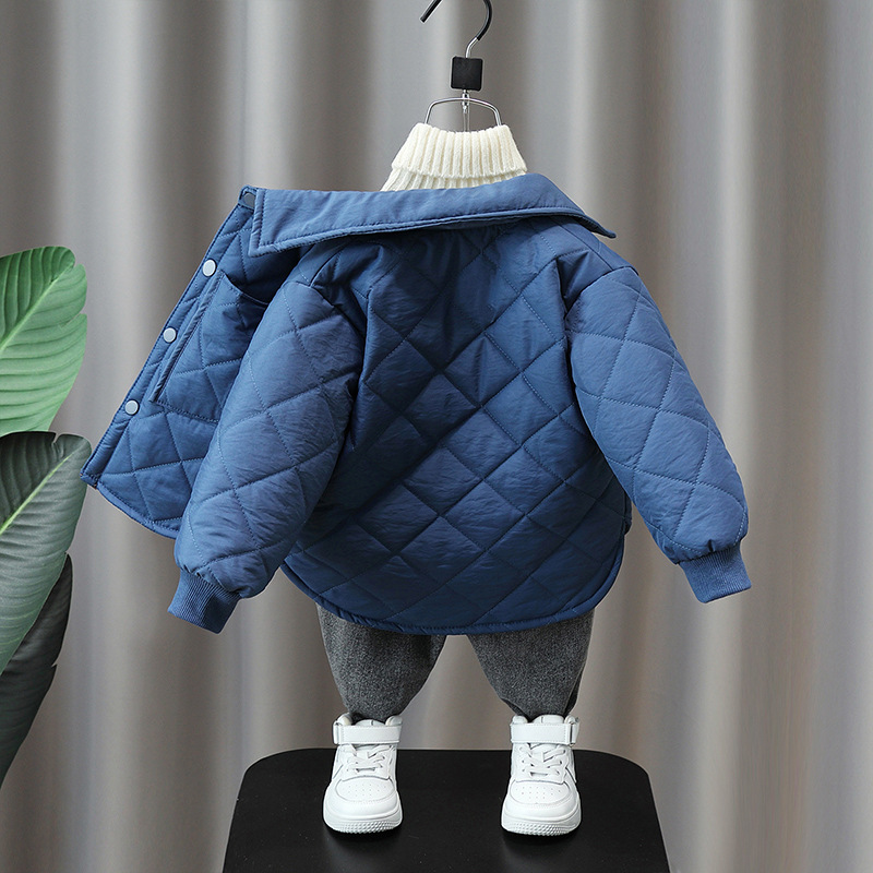Picture of 2416 Boys' Cotton Clothes 2022 New Style Baby Boys and Children's Winter Clothes Season Lightweight Cotton Jackets and Cotton Clothes Korean Style Trendy
