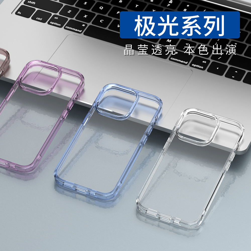 Picture of Mobile Phone Case for Apple 14Pro Max Transparent New Style iPhone14 Protective Case for Airbag Anti-drop Case for 14Pro
