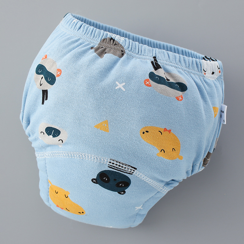 Picture of Baby Training Pants Washable 6-Layer Gauze Diaper Bag Learning Pants Baby Cloth Diaper Pants Breathable Diaper Pants Spring and Summer