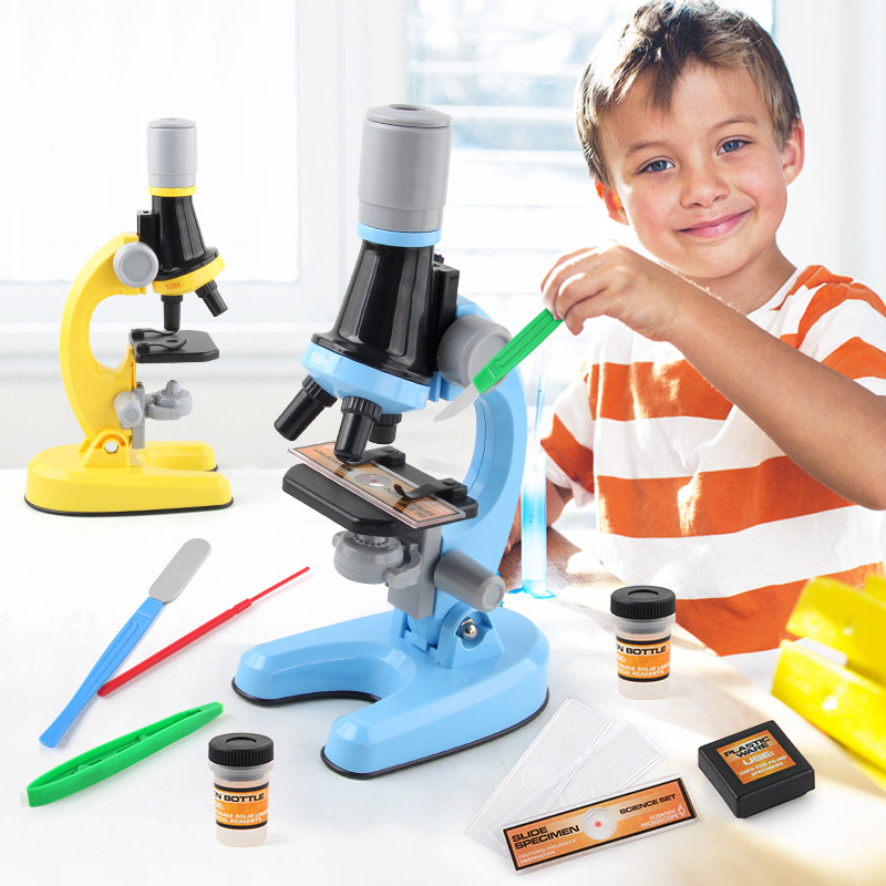 Picture of New Children's Microscope Telescope Toy Science Experiment Set Toy Primary School Student Microscope Toy