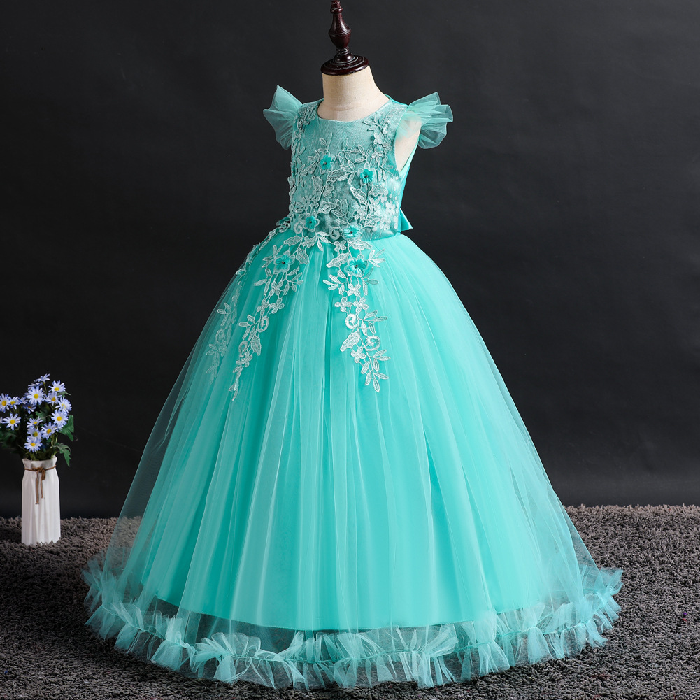 Picture of New Explosions Girls Dress children's Wedding Dress Flower Princess Dress Dress children's Dress children
