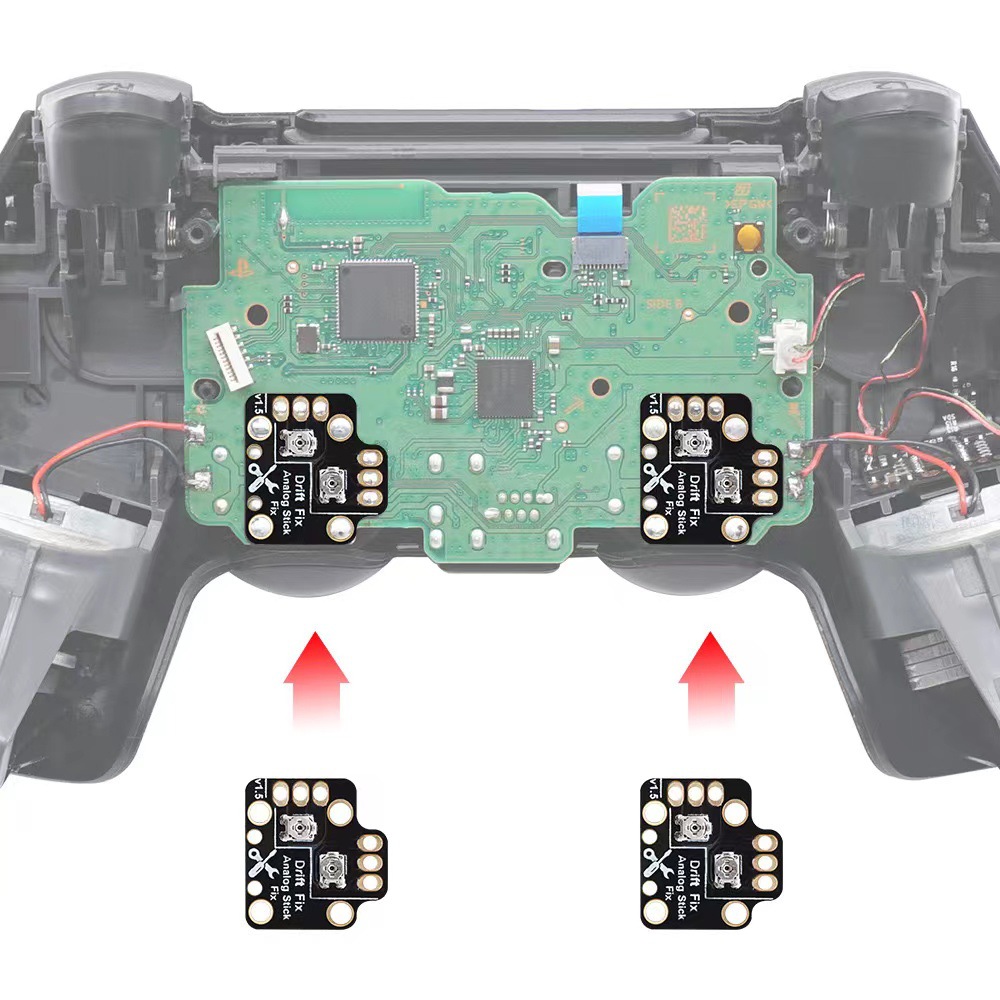 Picture of PS5/PS4/XBOXONE/XSX handle 3D rocker reset plate calibration plate left and right drift adjustment reset plate
