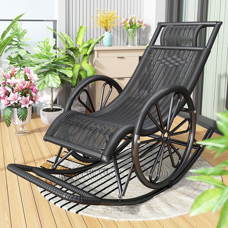 Picture of Household Rocking Chair Leisure Rocking Chair Creative Recliner Adult Leisure Chair Balcony Rattan Chair Internet-Fun Chair