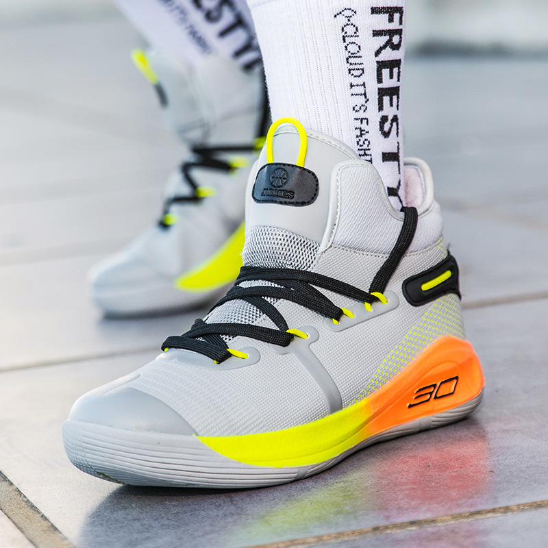 Picture of Cross-border Basketball Shoes Men's 2019 Autumn New Style Sneakers Men's Shoes Actual Combat Couple's War Boots High-top Sneakers Men