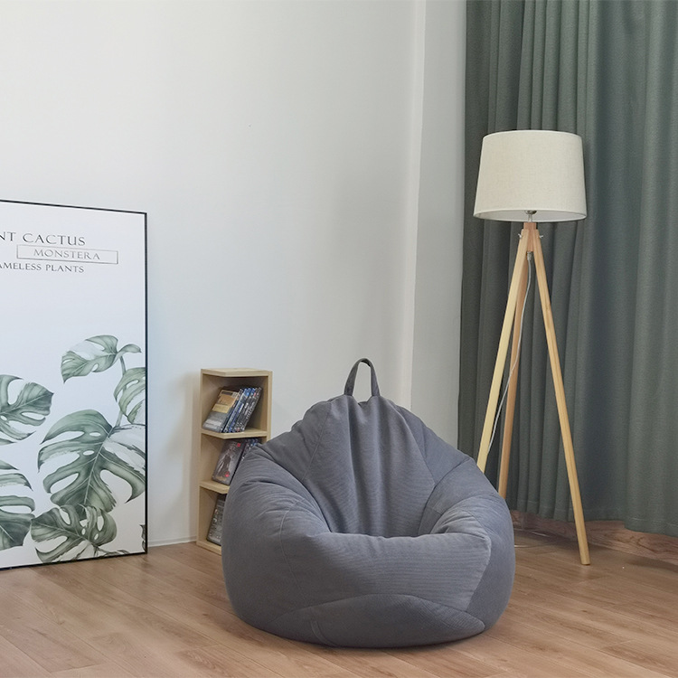 Picture of Cloth Cover [Non-Filled] Corduroy Bean Bag Cover Cross-Border Bean Bag Sofa Cover Dropshipping Lazy Sofa Cover