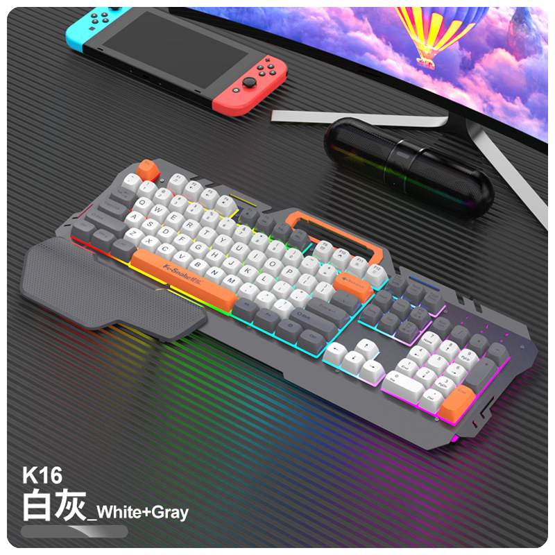 Picture of Viper KM160 Mechanical Feel Keyboard Mouse suit Wired E-sports Game Notebook Metal Keyboard Mouse Office
