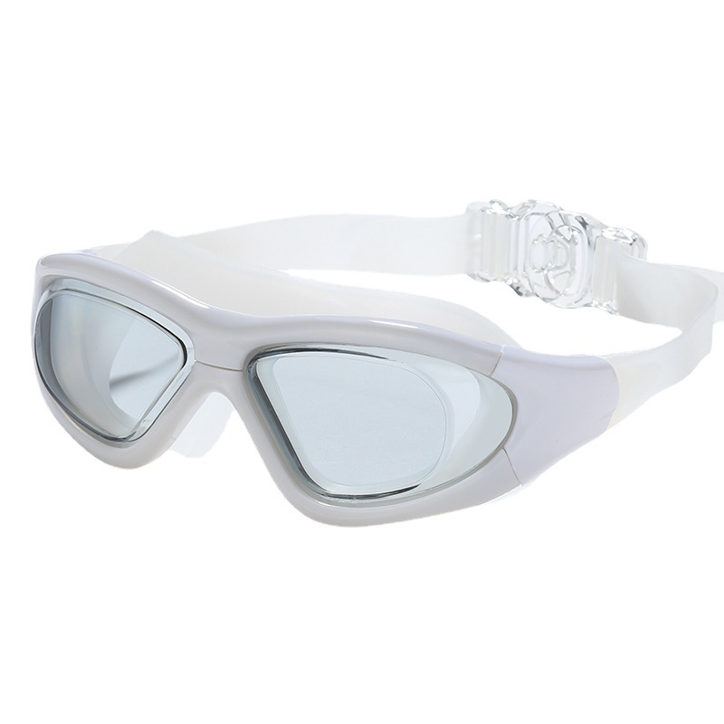 Picture of Qi Lang diving glasses waterproof anti-fog swimming goggles large frame adult unisex professional racing training swimming goggles