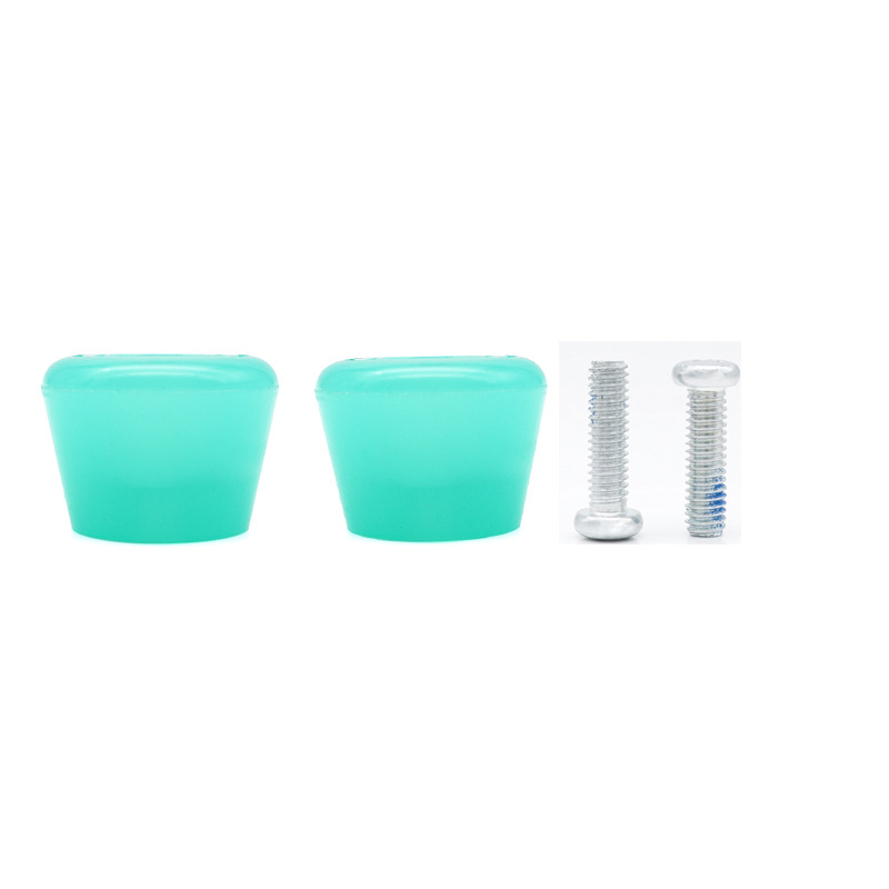 Picture of Double Row Roller Skates Brake Glue Four-Wheel Roller Skates Pu Wear-Resistant Jelly Green Brake Head Skates Brake