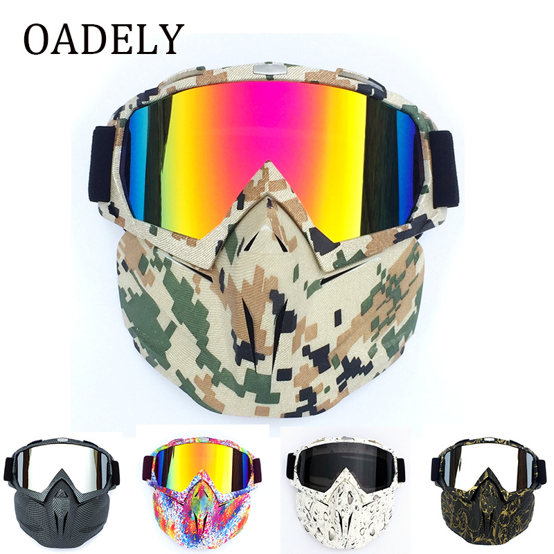 Picture of Factory direct supply retro mask goggles off-road motorcycle racing goggles outdoor riding glasses ski goggles