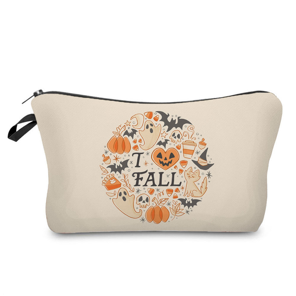 Picture of Trendy cartoon new rabbit printed cosmetic bag fashionable cute drop-resistant storage bag large capacity wash bag