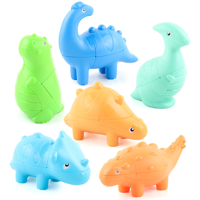 Panxin dinosaur Rubik's Cube second-order three-in-one suit special-shaped Rubik's Cube children's fun new exotic decompression toys cross-border