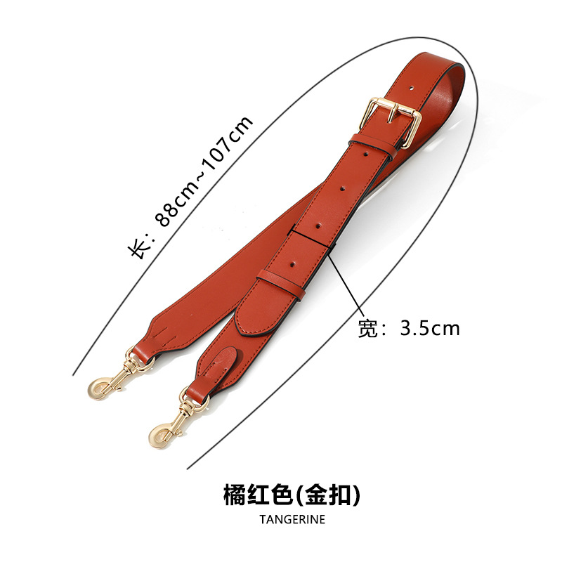 Picture of Ma Huangshi MHS-A-9 Litchi-grain Cowhide Bag Replacement Strap Dionyor Bag Long Shoulder Strap All-match Wide Shoulder Strap