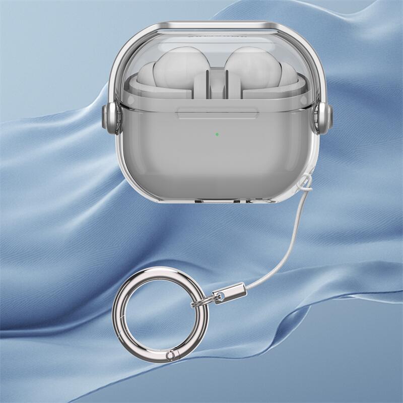 Picture of For Samsung Galaxy Buds3 Pro Protective Case Transparent Lock Earphone Case Buds3 Earphone Case