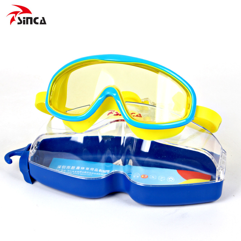 Picture of Bacteria protective goggles large frame eye protection anti-indentation diving goggles snorkeling indoor outdoor HD children's swimming goggles wholesale