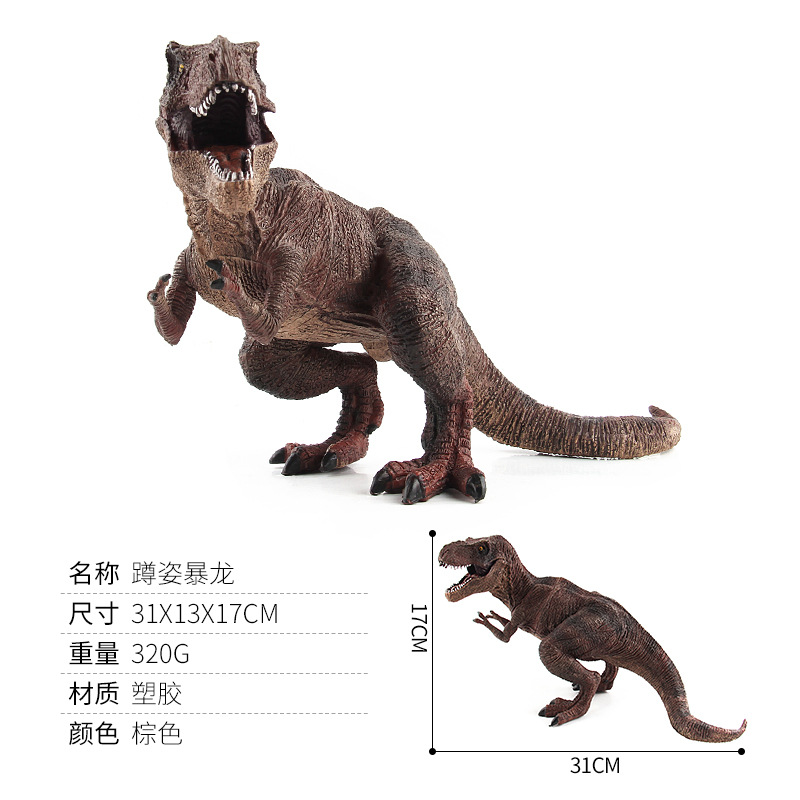 Picture of Cross-border Jurassic Dinosaur Series Plesiosaur Triceratops Storm King Dragon Plastic Static Dinosaur Animal Model Toy