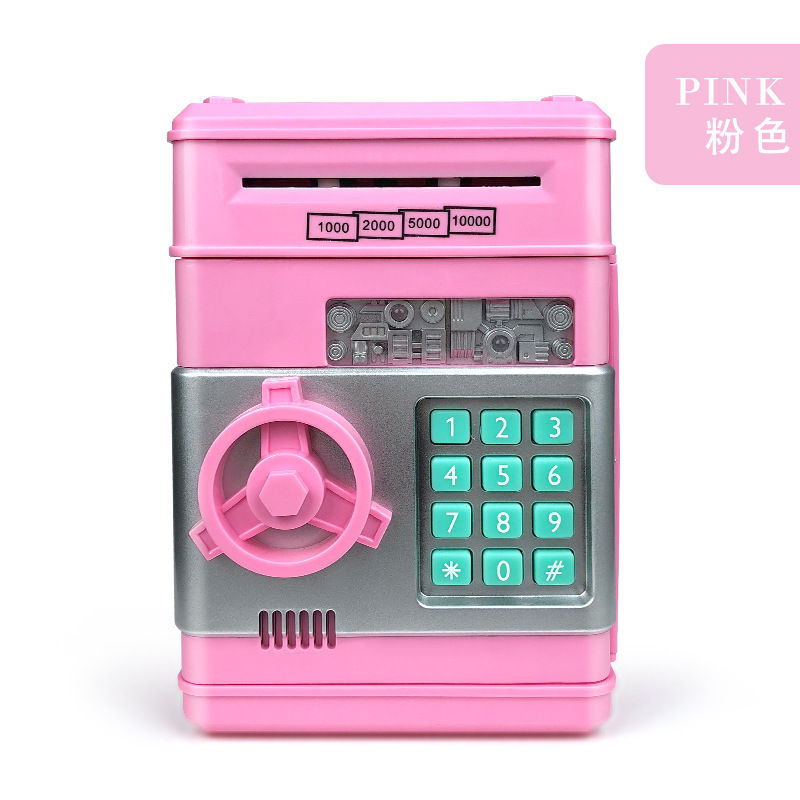 Picture of ATM password children's piggy bank large savings creative Internet-famous drop-proof piggy bank cross-border only in and out of wholesale
