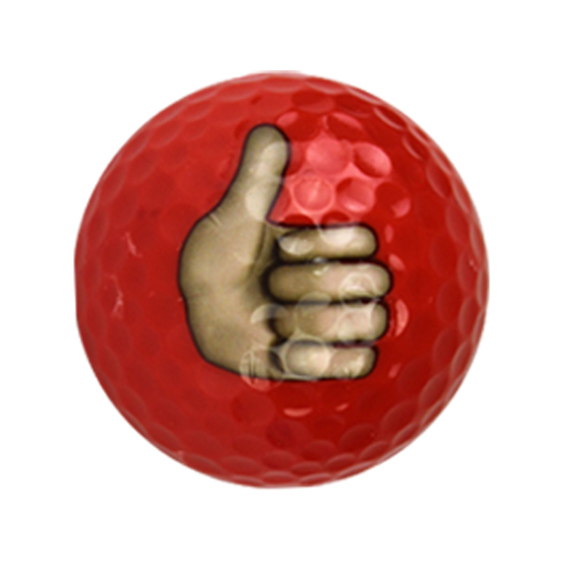 Picture of Golf Gift Ball Expression Ball Double Layer Practice Ball 12 Net Pack 6 Styles Can Be Printed with Logo