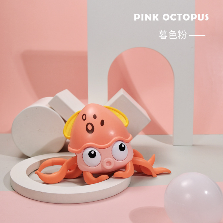 Picture of Cross-Border New Product escape crab automatic obstacle avoidance light music USB charging children crawling electric induction crab
