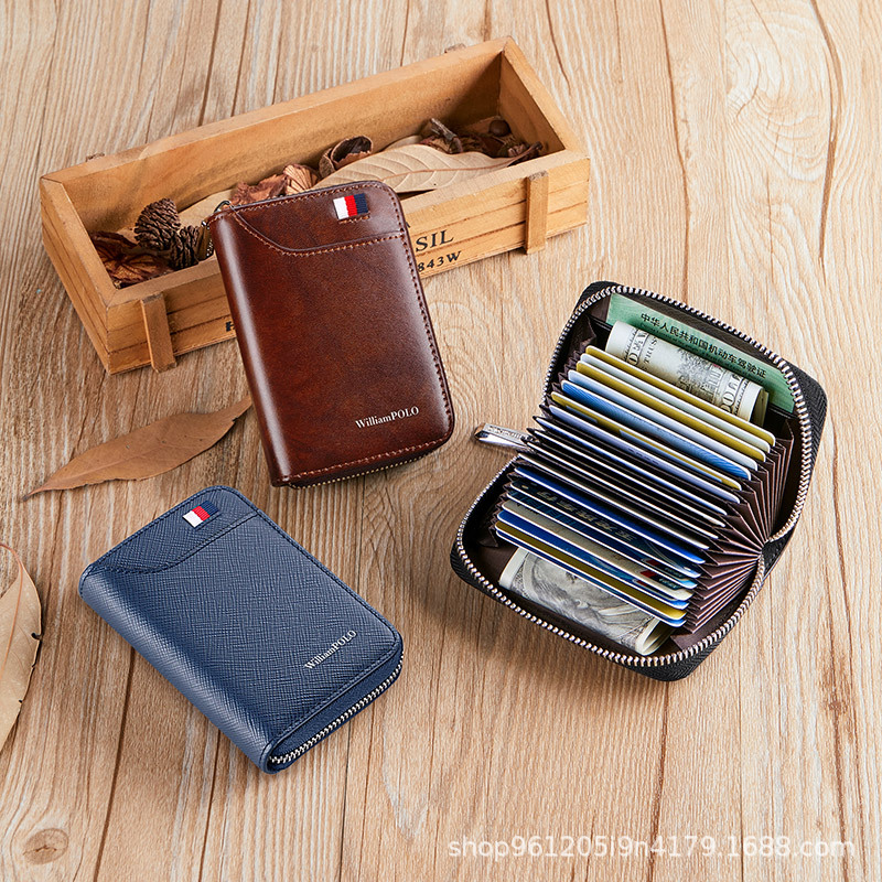 Picture of Emperor Paul Men's Genuine Leather Wallet 2020 New First Layer Cowhide Multi-Card Slot Card Holder Business Men's Clutch