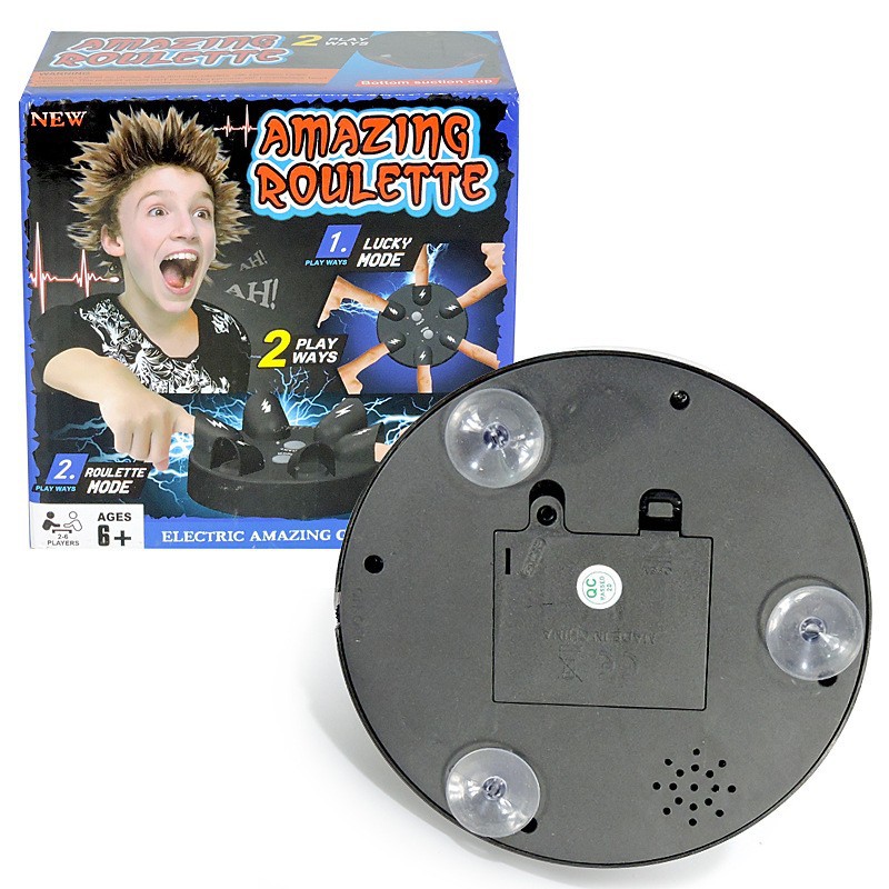 Picture of Miniature Electric Shock Lie Detector Lucky Electric Shock Finger Trick Game Toys Desktop Decompression Creative Toys