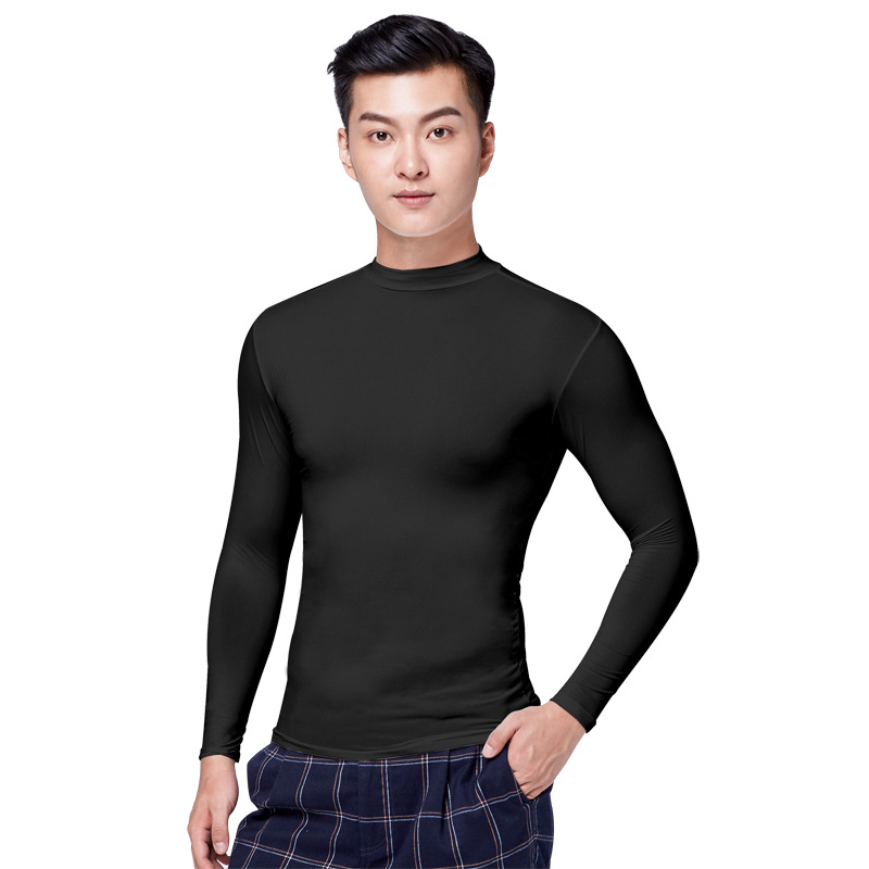 Picture of Polo Golf Golf Clothing Men's Long-Sleeved T-Shirt Sun Protection Clothing Ice Silk Bottoming Shirt Quick-Drying