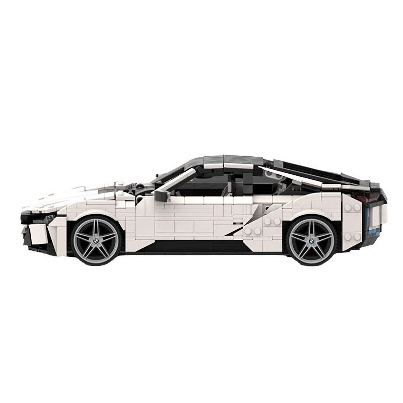 Picture of Compatible with Lego domestic building blocks MOC-148203 BMW i8 assembled car super sports car car model gift ornaments