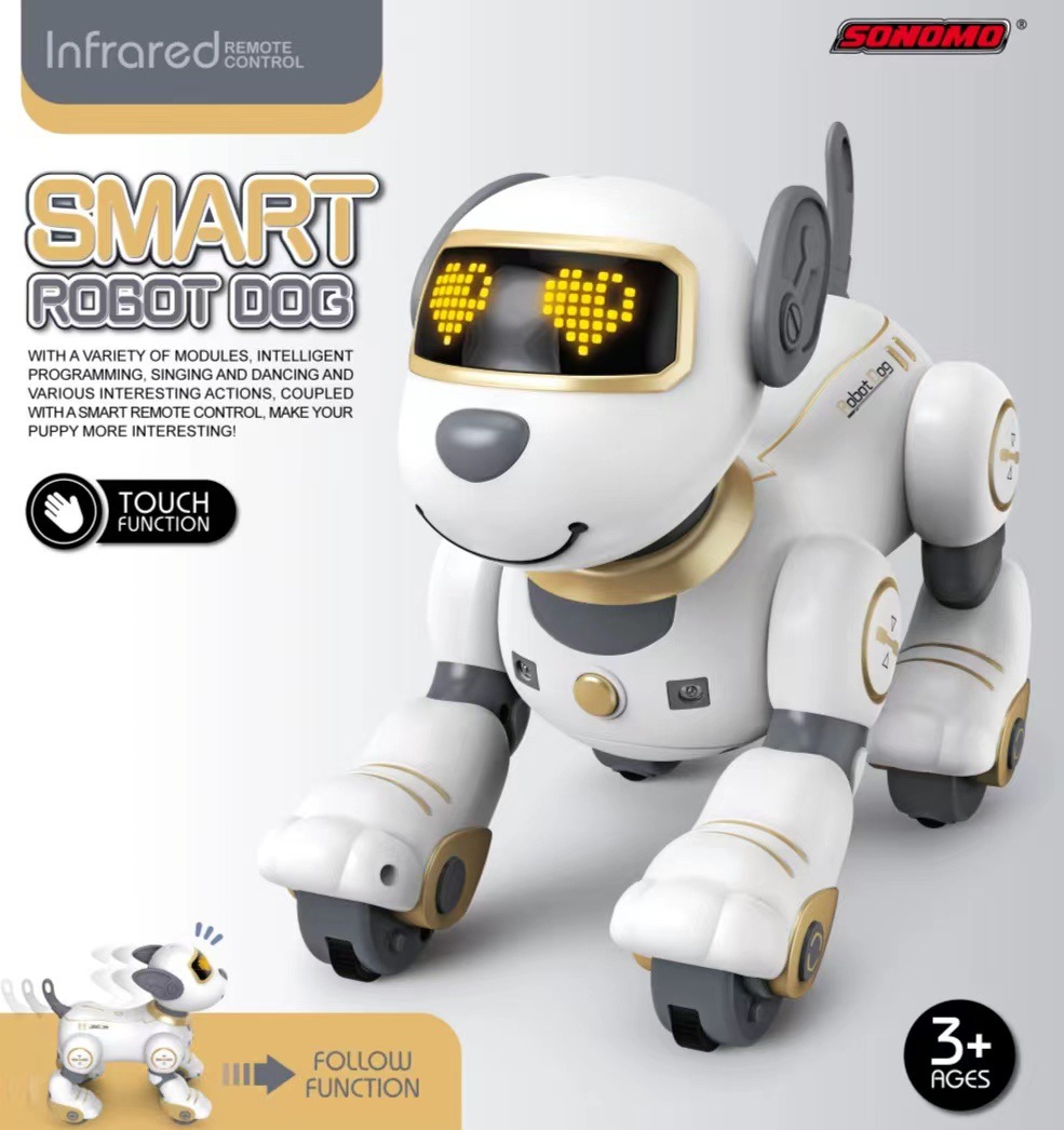 Picture of Remote control programming simulation dog can sing and dance stunt charging dynamic intelligent robot children's early education toys