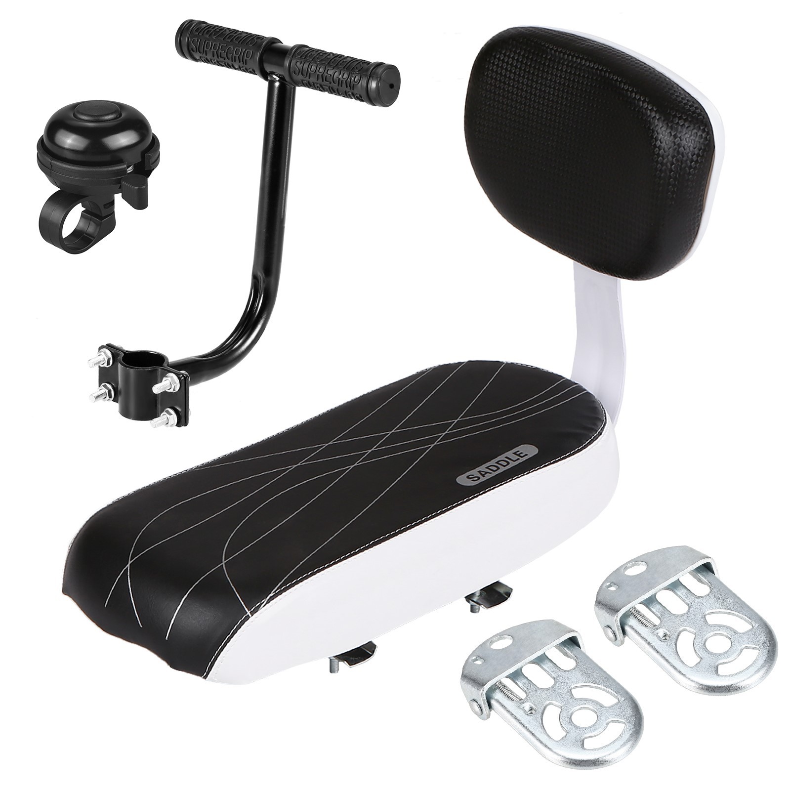 Picture of Bicycle Rear Cushion with Backrest Mountain Bike Rear Cushion Comfortable Child Seat Bicycle Rear Armrest