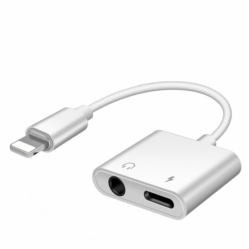 Picture of Apple two-in-one adapter headset charging dual-lightning adapter suitable for Apple iphone