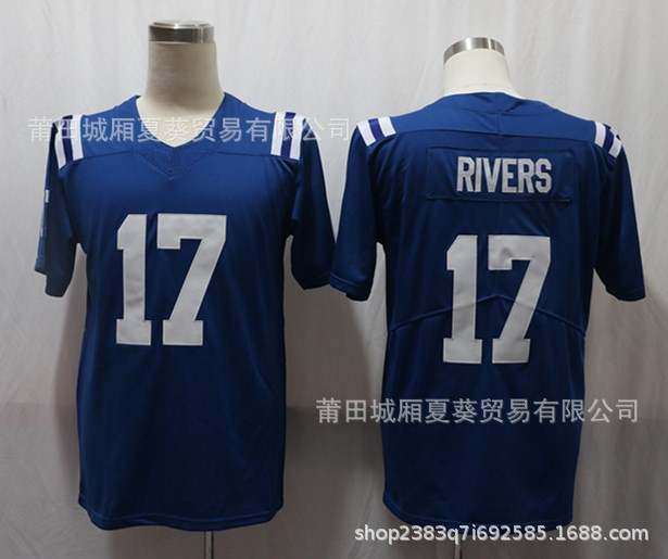 Picture of NFL American Rugby Colts2#Wentz13#Hilton12#17#25# Legendary II