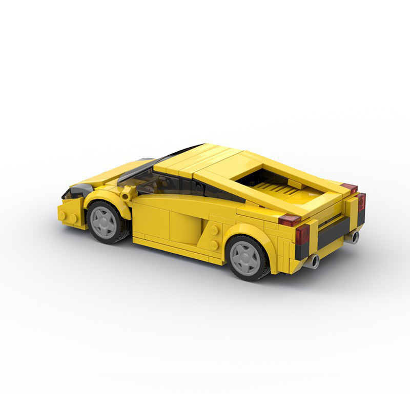 Picture of MOC blocks compatible with Lego Grab Lambert several mud Gallardo Gallardo sports car model speed8 racing car