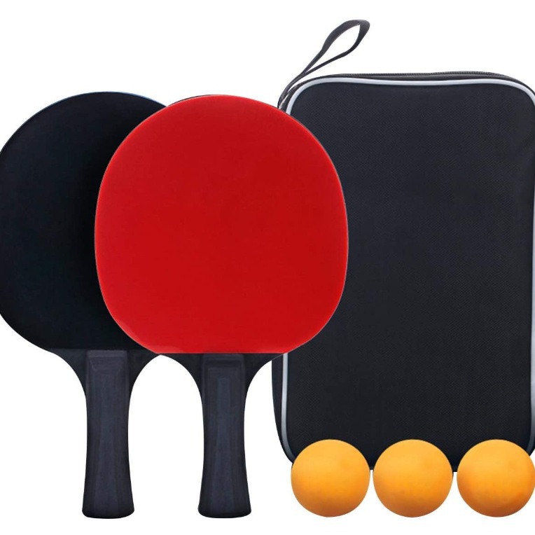 Picture of [Factory] 3-star table tennis racket set training table tennis board horizontal racket straight racket table tennis board support generation hair