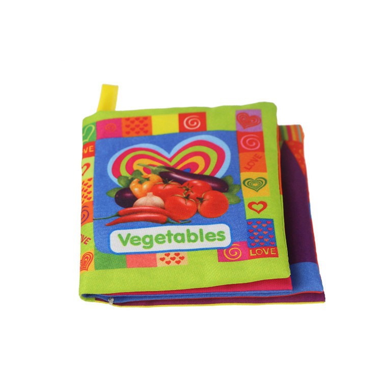 Picture of 34 cross-border newborn early education Enlightenment baby baby cloth book ringing paper BB whistle tear not to rot three-dimensional cloth book