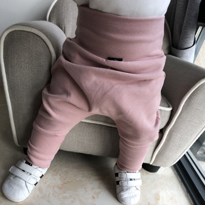 Picture of Clearance No Return No Change Baby High Waist Belly Pants Girls' Large PP Pants Children's Baby Children's Harlan Pants